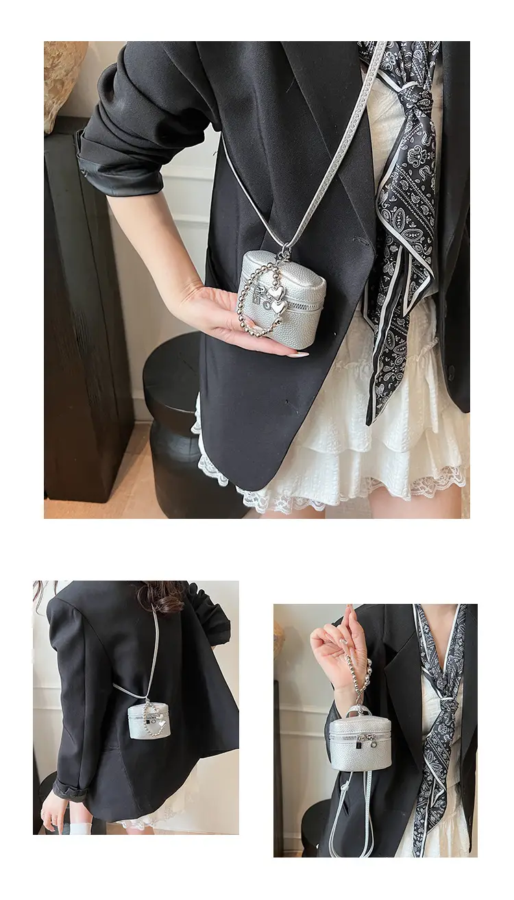 Pink Korean Style Mini Shoulder Bag for Women — feature 19