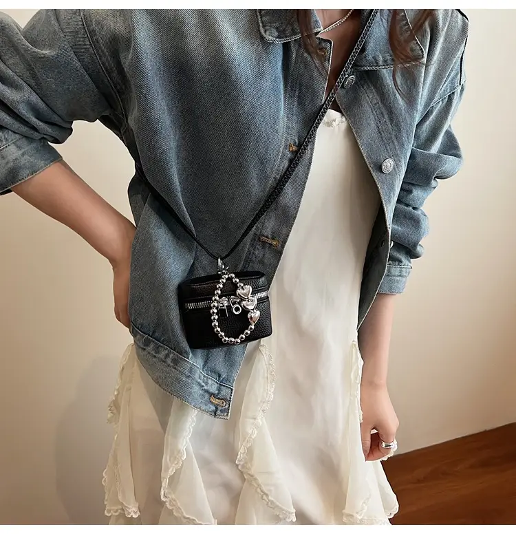 Pink Korean Style Mini Shoulder Bag for Women — feature 30