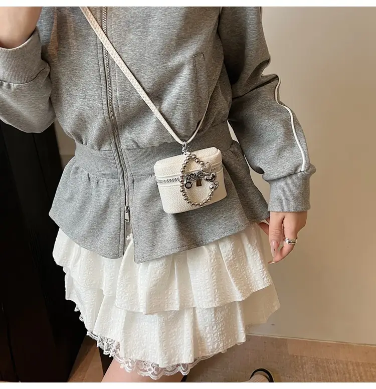 Pink Korean Style Mini Shoulder Bag for Women — feature 36