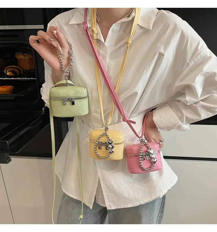 Pink Korean Style Mini Shoulder Bag for Women — feature 4