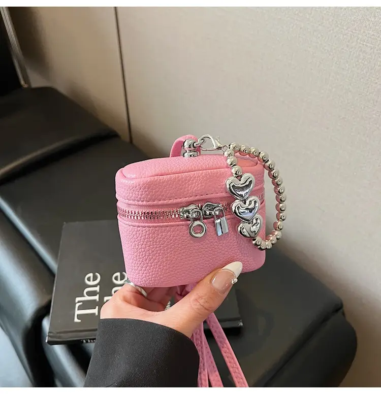 Pink Korean Style Mini Shoulder Bag for Women — feature 47