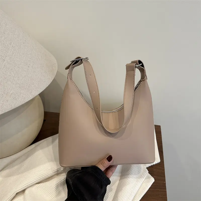 Green French Niche Shoulder Bag for Women - Image 5