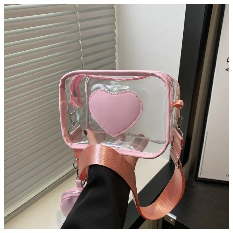 Pink Heart Crossbody Bag for Women — feature 10