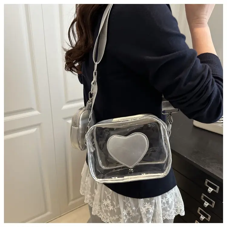 Pink Heart Crossbody Bag for Women — feature 16
