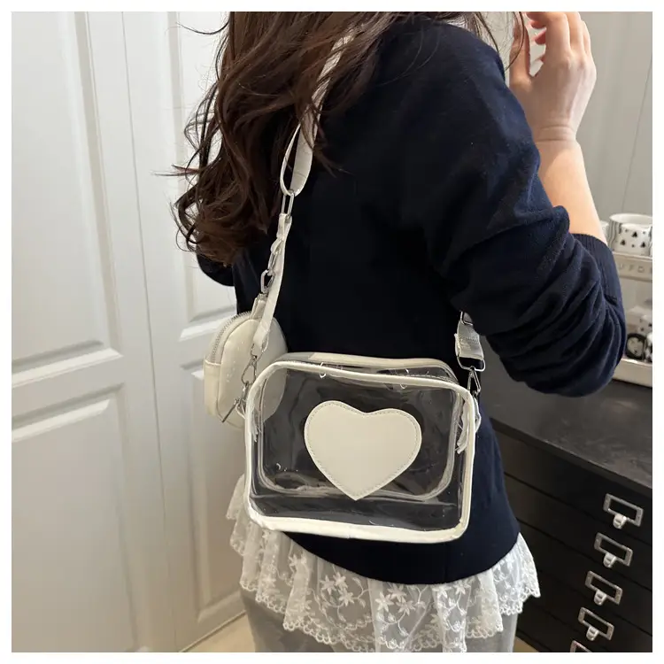 Pink Heart Crossbody Bag for Women — feature 19