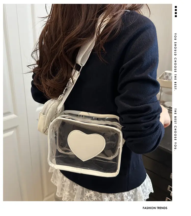 Pink Heart Crossbody Bag for Women — feature 2