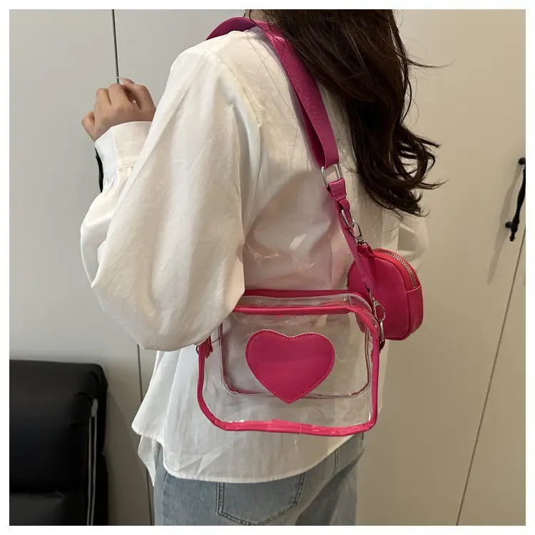 Pink Heart Crossbody Bag for Women — feature 21