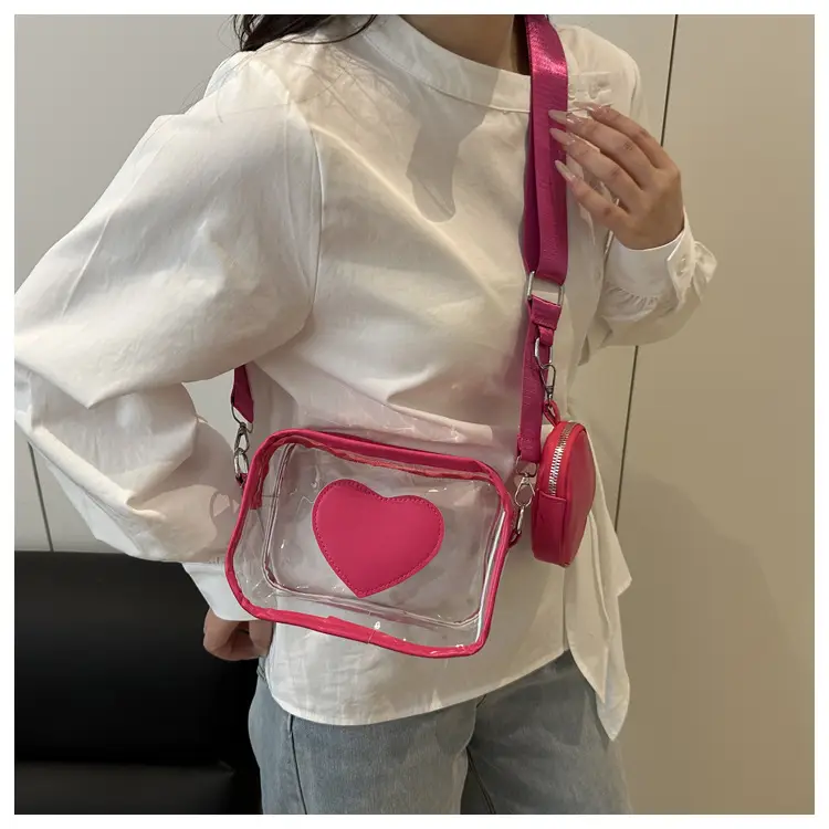 Pink Heart Crossbody Bag for Women — feature 23