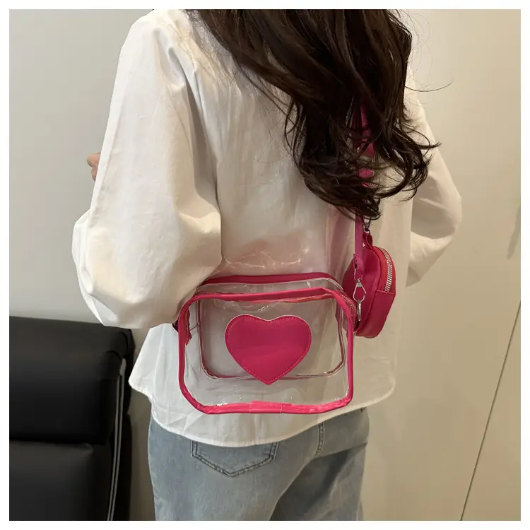 Pink Heart Crossbody Bag for Women — feature 24