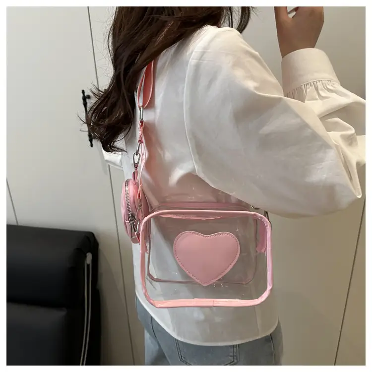 Pink Heart Crossbody Bag for Women — feature 26