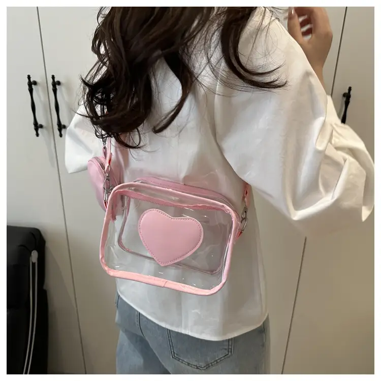 Pink Heart Crossbody Bag for Women — feature 27