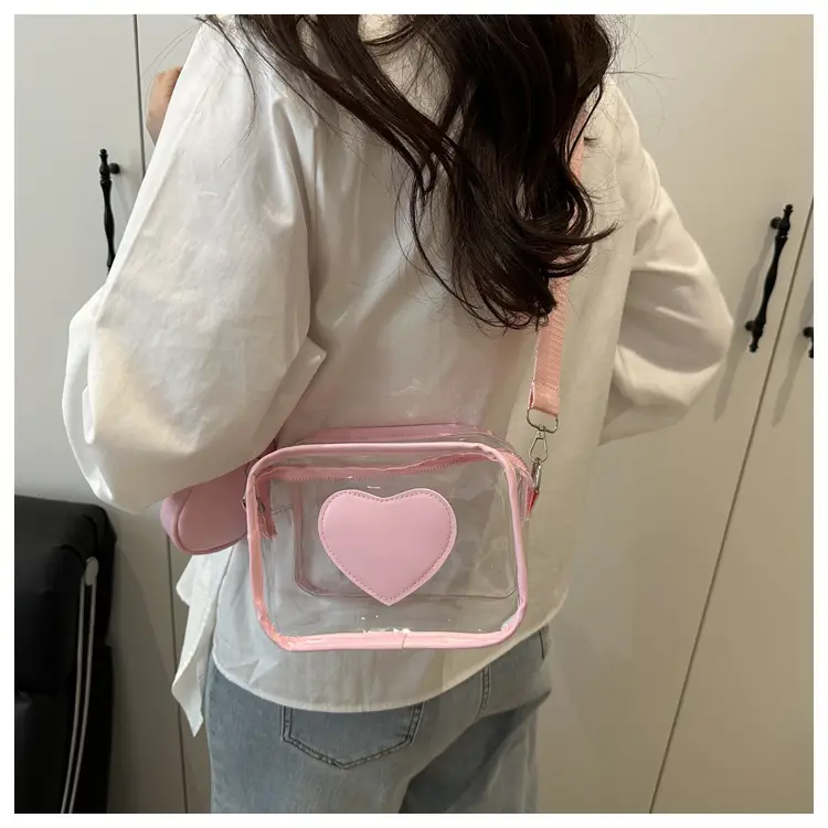 Pink Heart Crossbody Bag for Women — feature 28