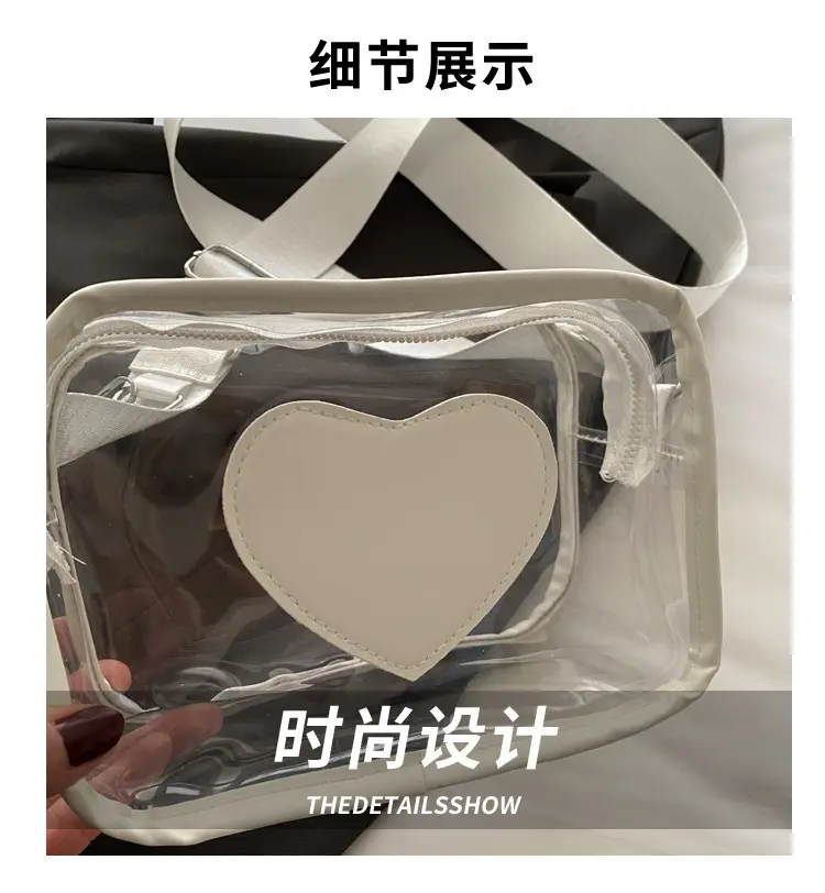 Pink Heart Crossbody Bag for Women — feature 4