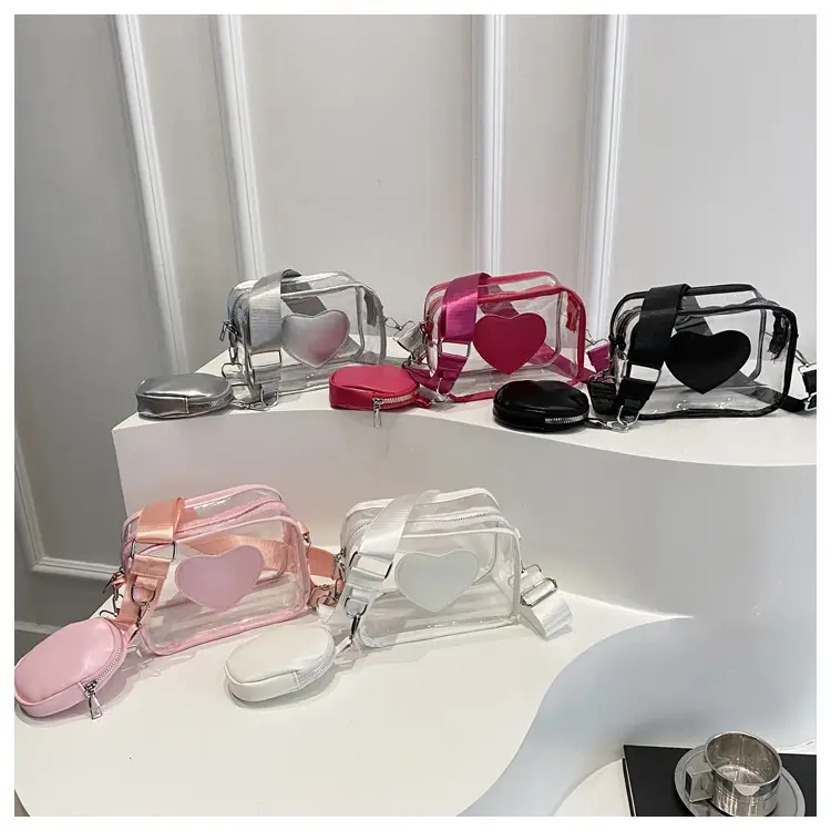 Pink Heart Crossbody Bag for Women — feature 9