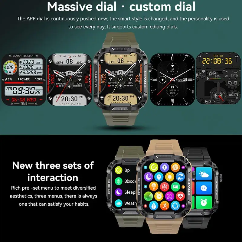 2023 Smart Watch Blood Pressure Oxygen Touch Screen — feature 10
