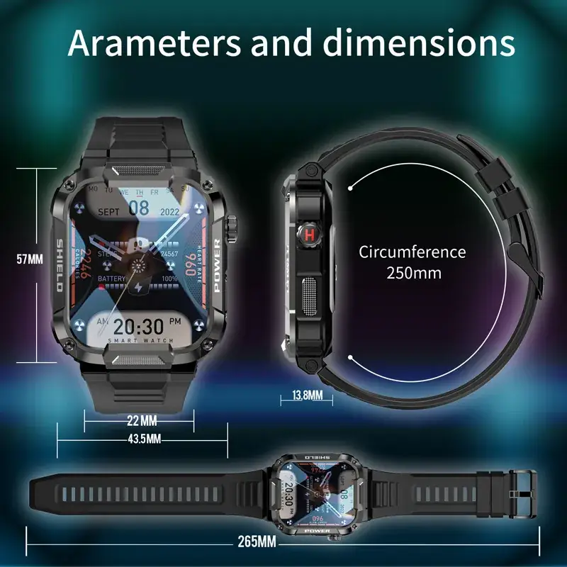 2023 Smart Watch Blood Pressure Oxygen Touch Screen — feature 2