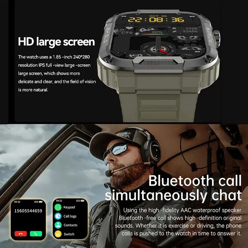 2023 Smart Watch Blood Pressure Oxygen Touch Screen — feature 5