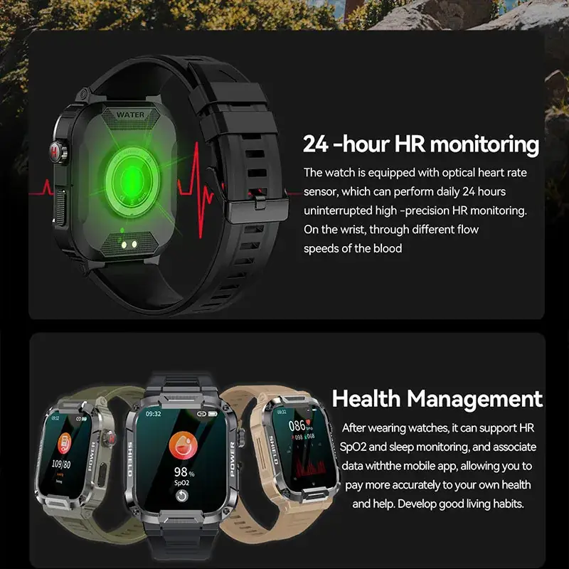 2023 Smart Watch Blood Pressure Oxygen Touch Screen — feature 8