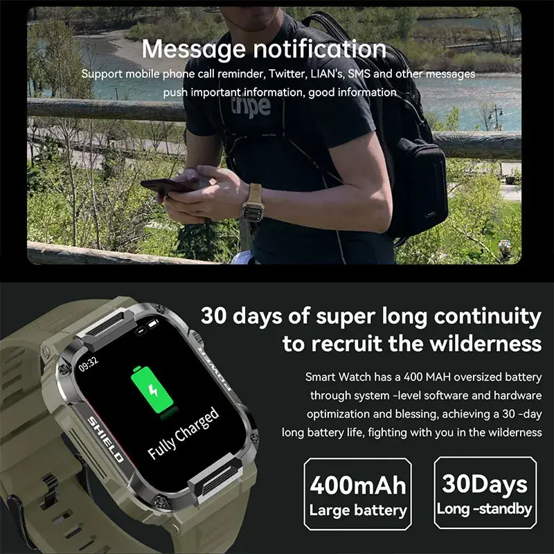 2023 Smart Watch Blood Pressure Oxygen Touch Screen — feature 9