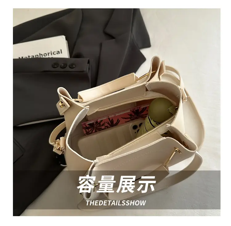 Black Leather Bucket Bag for Women 2025 — feature 8