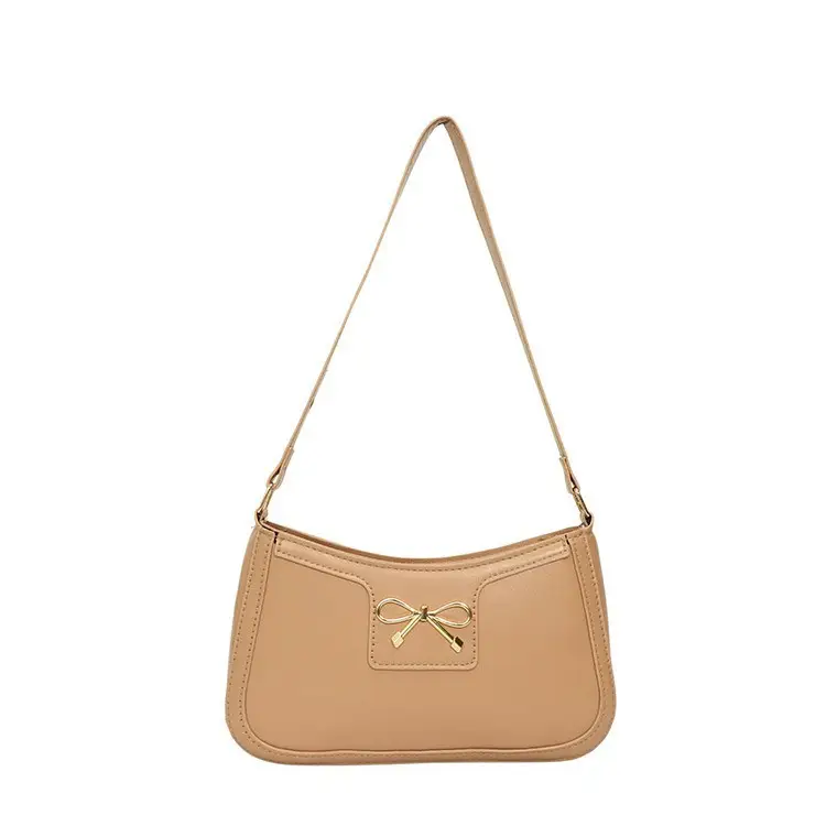 White Bow Shoulder Bag for Women Luxury Leather Commuter - Image 10