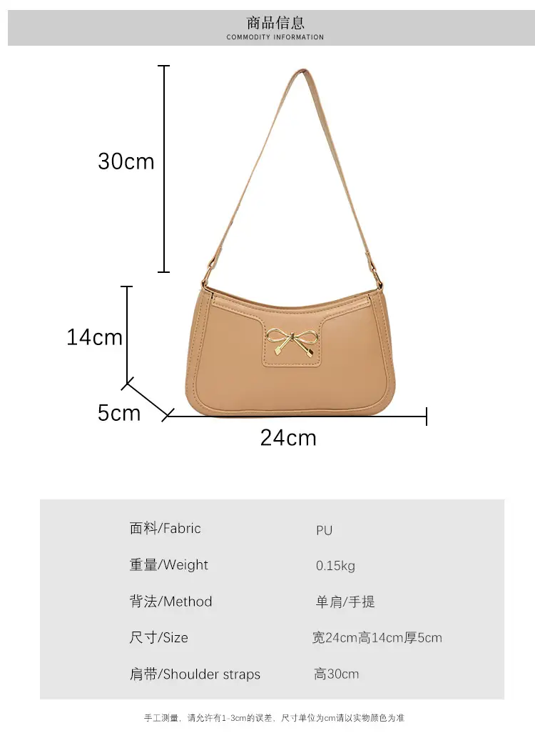 White Bow Shoulder Bag for Women Luxury Leather Commuter — feature 2