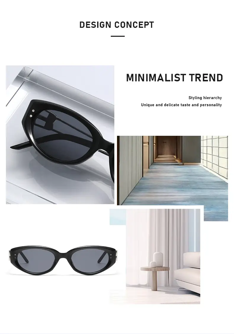 2026 Cat-Eye Sunglasses Black UV Protection Casual Wear — feature 12