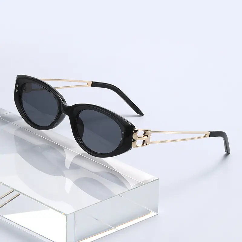 2026 Cat-Eye Sunglasses Black UV Protection Casual Wear