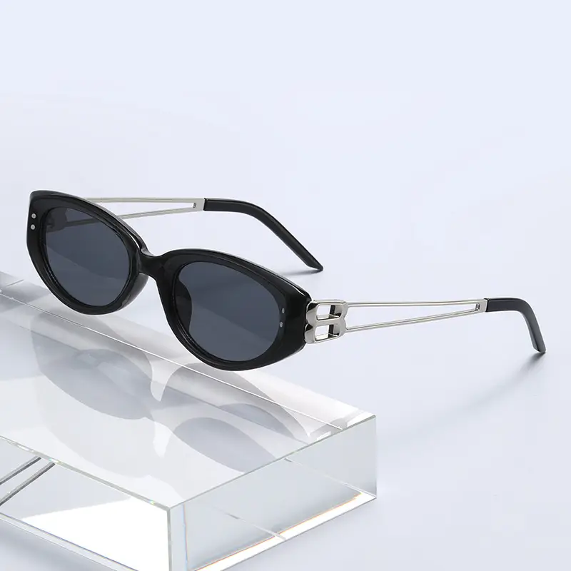 2026 Cat-Eye Sunglasses Black UV Protection Casual Wear - Image 5