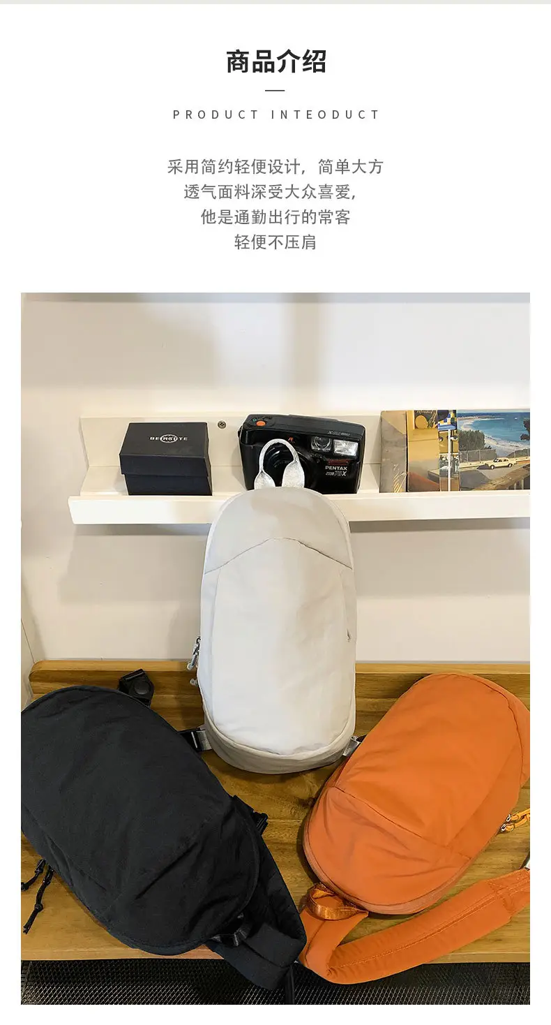 Men's Casual Crossbody Bag Grey 2025 Fashion — feature 2