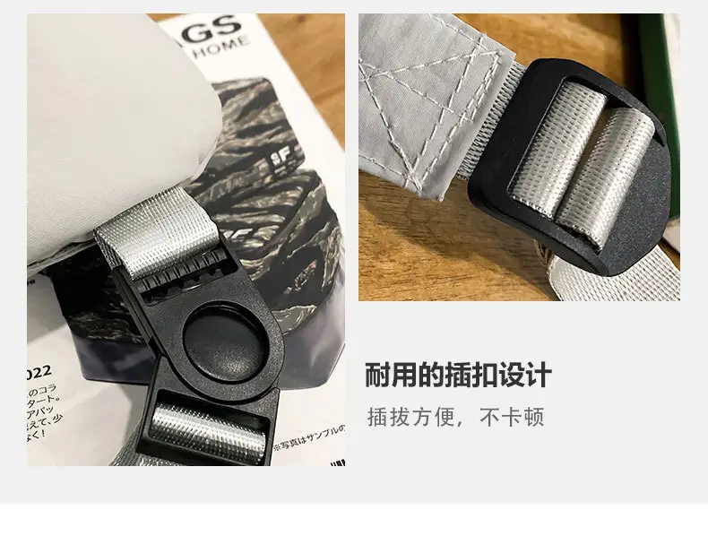 Men's Casual Crossbody Bag Grey 2025 Fashion — feature 4