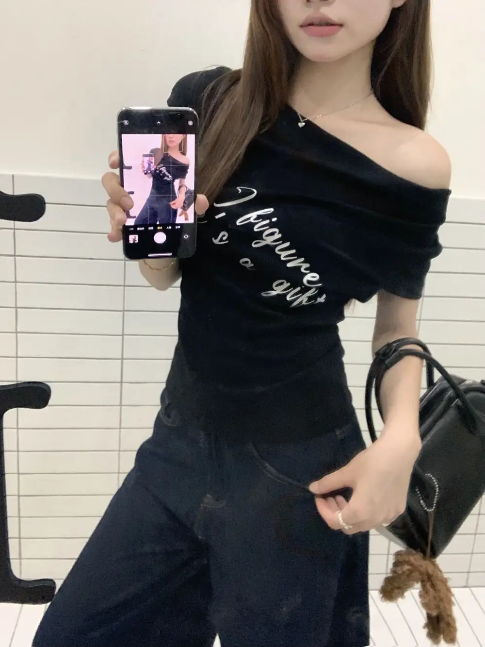 复制_kumikumi甜辣妹字母印花短袖T恤女.jpg