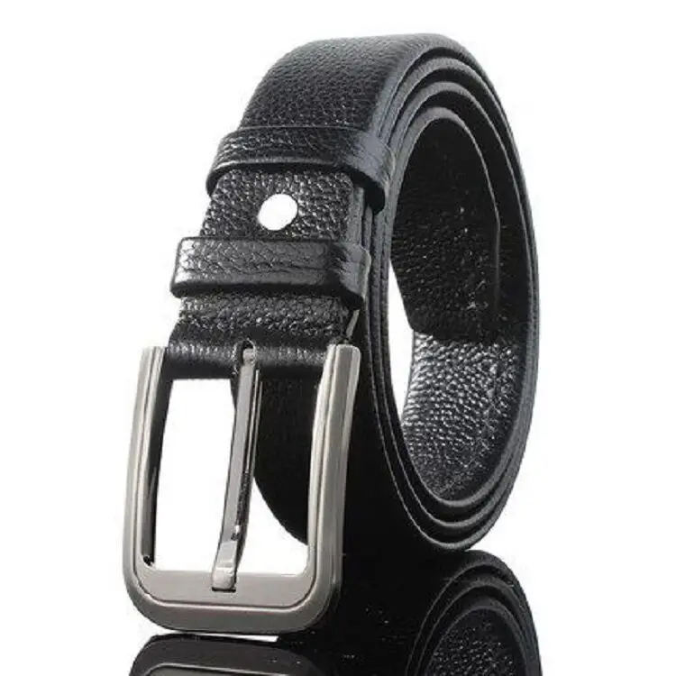 Men's Black Pin Buckle Belt Scratch Resistant - Image 9