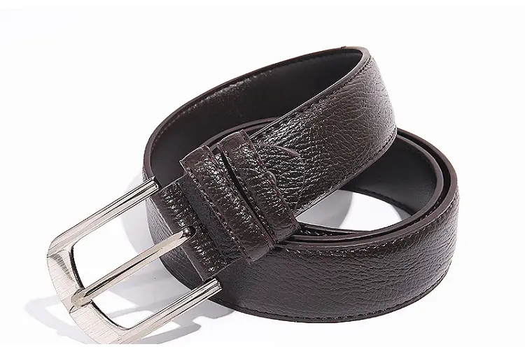Men's Black Pin Buckle Belt Scratch Resistant — feature 10