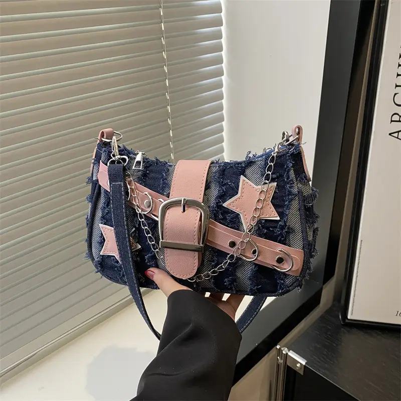 Sweet Spice Girl Star Shoulder Bag Women's Casual Niche - Image 3