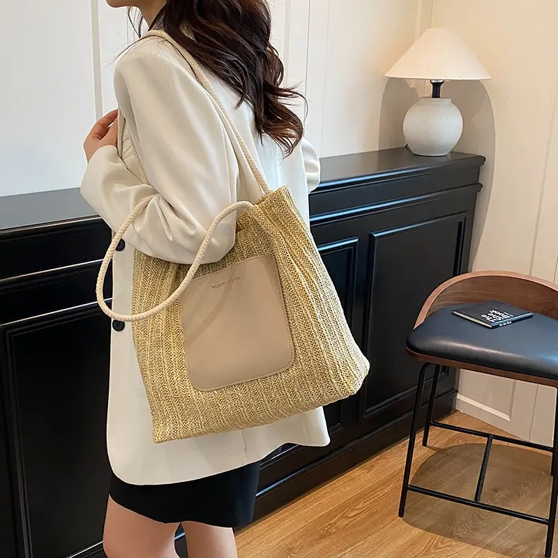 2026 Retro Beige Canvas Shoulder Bag Large Capacity — feature 20