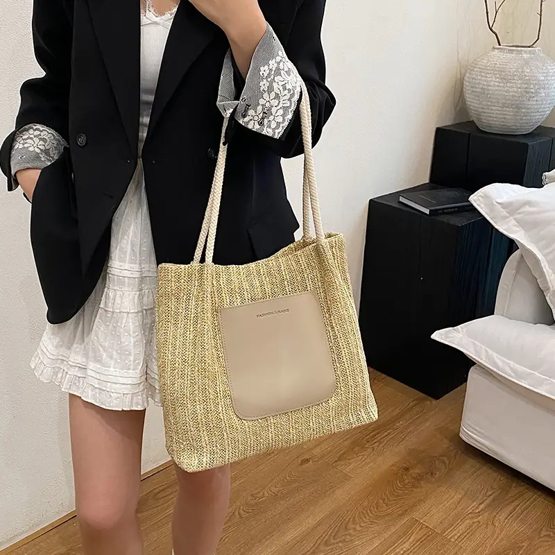 2026 Retro Beige Canvas Shoulder Bag Large Capacity — feature 25