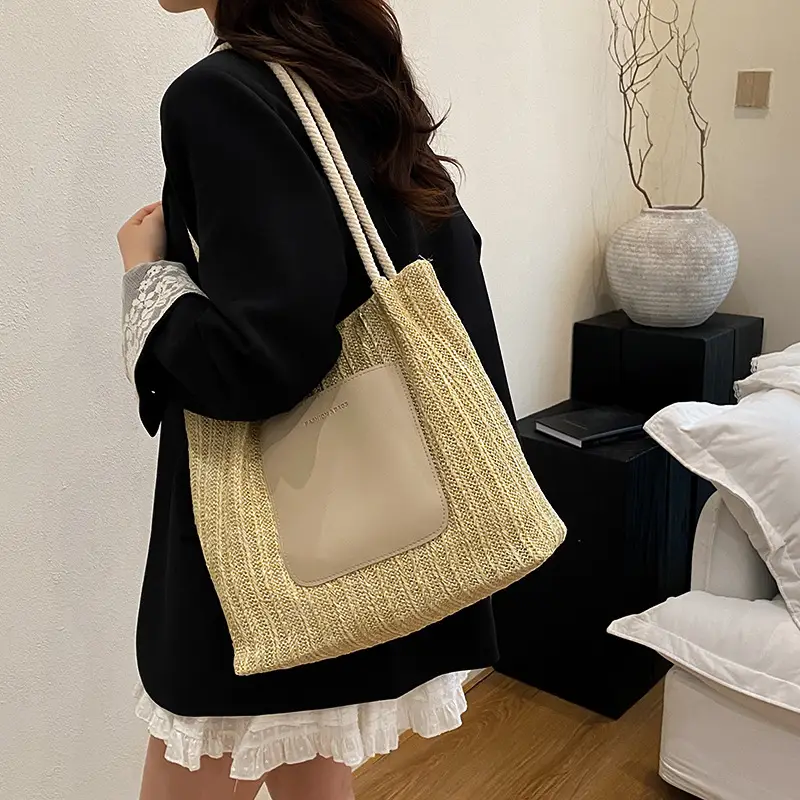 2026 Retro Beige Canvas Shoulder Bag Large Capacity — feature 26