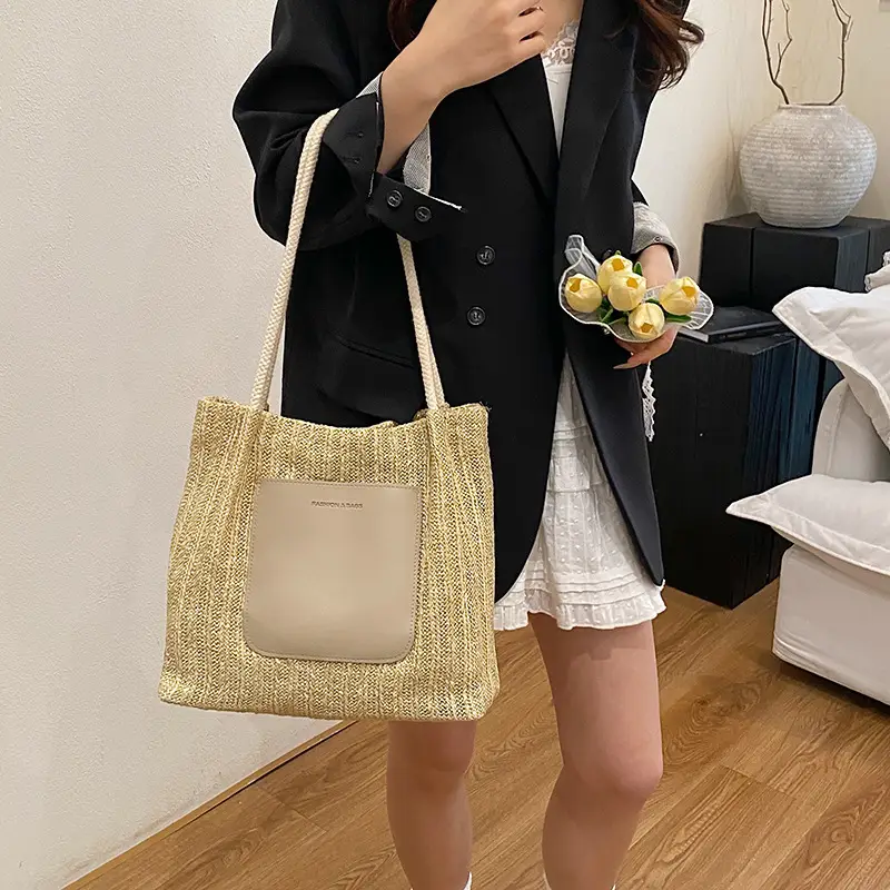 2026 Retro Beige Canvas Shoulder Bag Large Capacity — feature 28