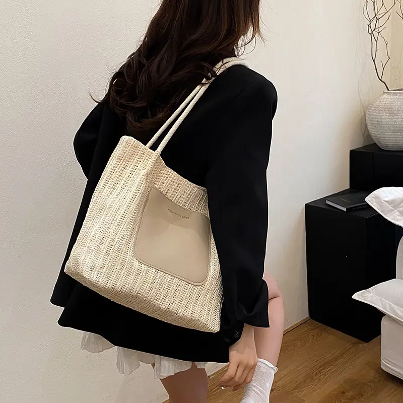 2026 Retro Beige Canvas Shoulder Bag Large Capacity — feature 32