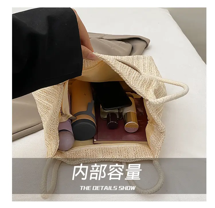 2026 Retro Beige Canvas Shoulder Bag Large Capacity — feature 5