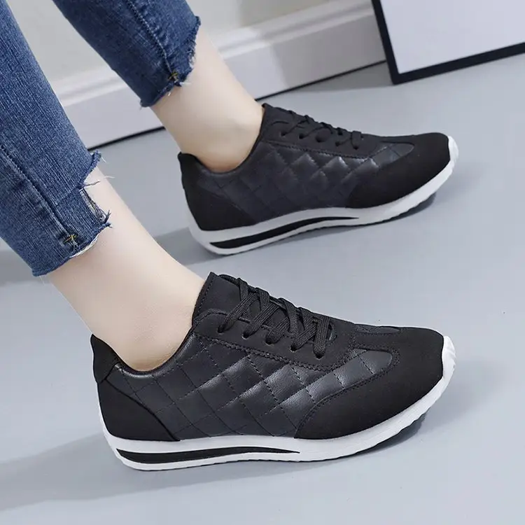 Cross-border Amazon Hot New Lace-up Casual sneaker Soft Sole All-match Forrest Gump Shoes Comfortable Student White Shoes