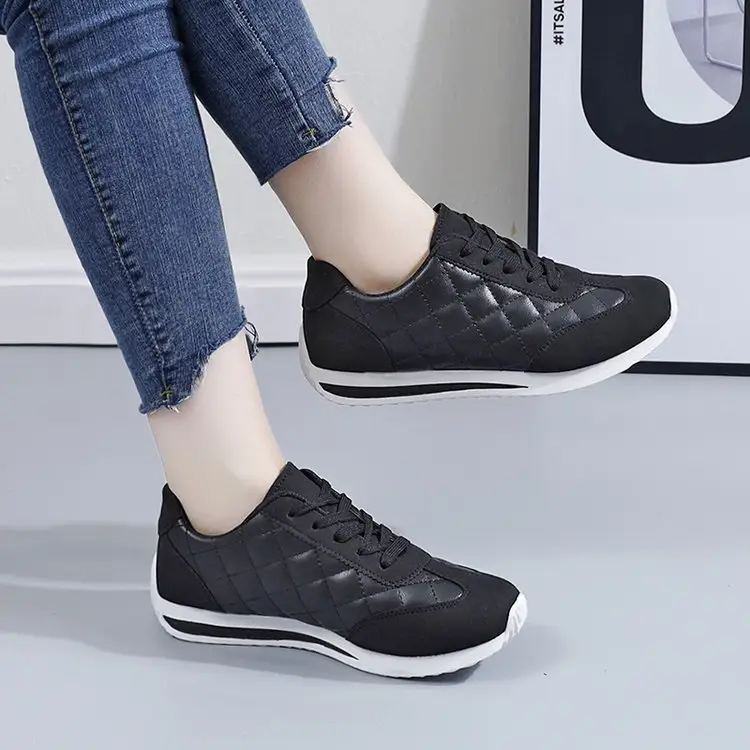 Cross-border Amazon Hot New Lace-up Casual sneaker Soft Sole All-match Forrest Gump Shoes Comfortable Student White Shoes