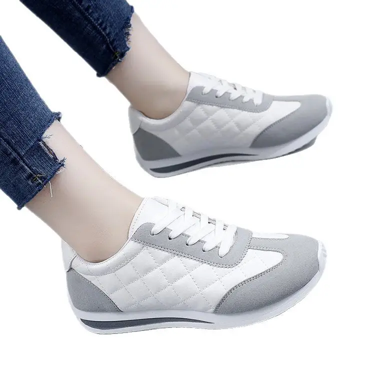 Cross-border Amazon Hot New Lace-up Casual sneaker Soft Sole All-match Forrest Gump Shoes Comfortable Student White Shoes