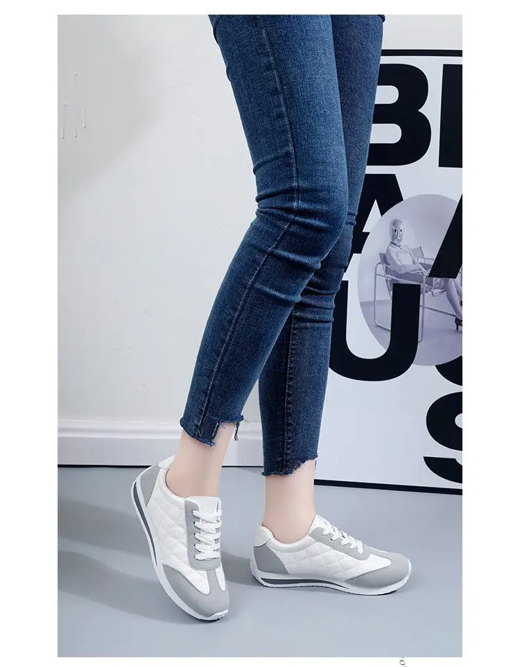 Cross-border Amazon Hot New Lace-up Casual sneaker Soft Sole All-match Forrest Gump Shoes Comfortable Student White Shoes — feature 13