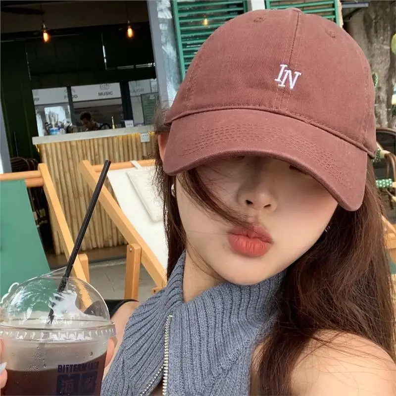 Gray Knitted Baseball Cap for Women Men Summer Travel Sports - Image 10