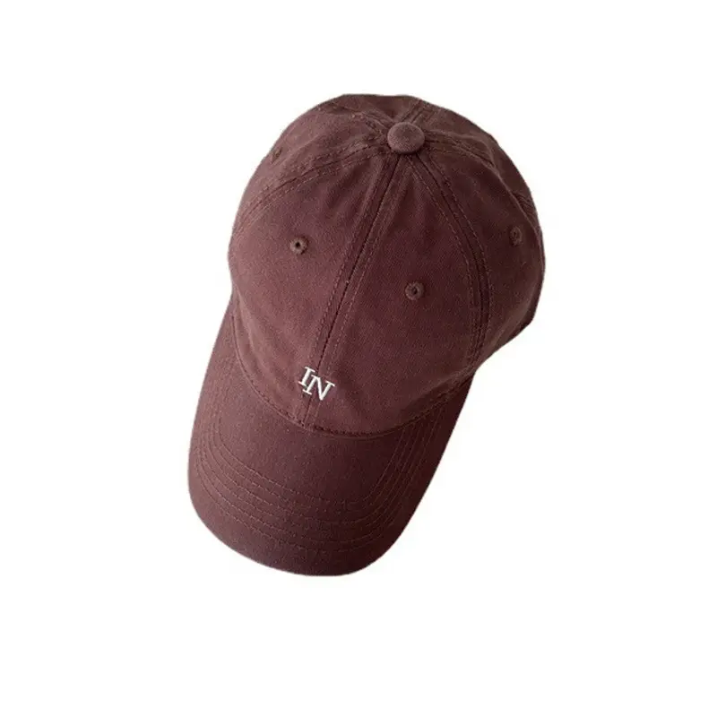 Gray Knitted Baseball Cap for Women Men Summer Travel Sports - Image 12