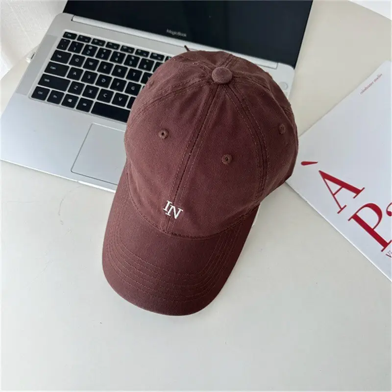 Gray Knitted Baseball Cap for Women Men Summer Travel Sports — feature 17
