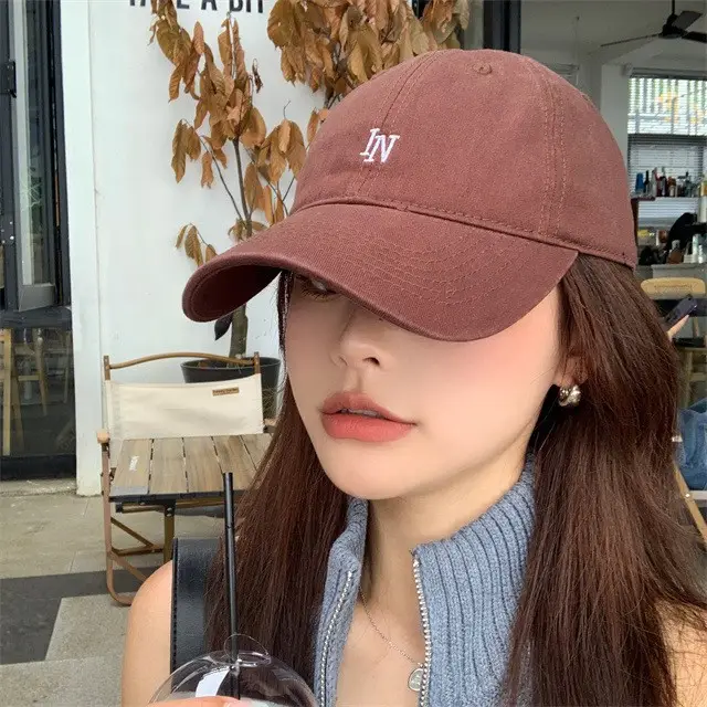 Gray Knitted Baseball Cap for Women Men Summer Travel Sports — feature 24