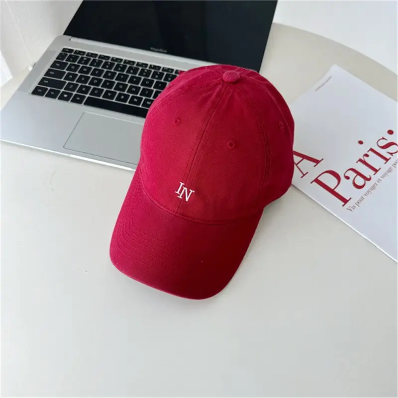 Gray Knitted Baseball Cap for Women Men Summer Travel Sports - Image 4